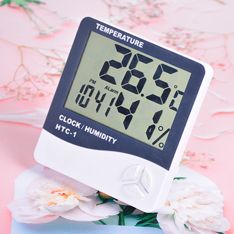 高温湿度计室内家用高精度电子温度计干湿婴儿房数显室温表