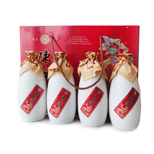 鹤兴陈皮酒好运来4瓶450ml礼盒装半甜糯米黄酒东台特产手工精酿