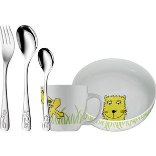 德国WMF福腾宝儿童不锈钢西餐具套装刀叉勺子套装宝宝辅食瓷碗