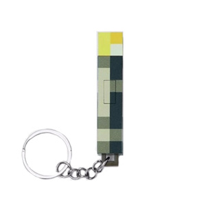 火把钥匙扣周边迷你火炬火把可发光钥匙扣模型手电筒玩具包包挂件