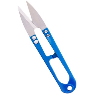 十字绣U型剪刀家用不锈钢服装线头小剪刀裁缝剪线头鱼线专用剪子