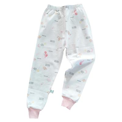 闪亮熊儿童秋裤纯棉女男线睡