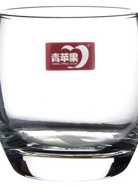 青苹果泡茶杯直身杯玻璃