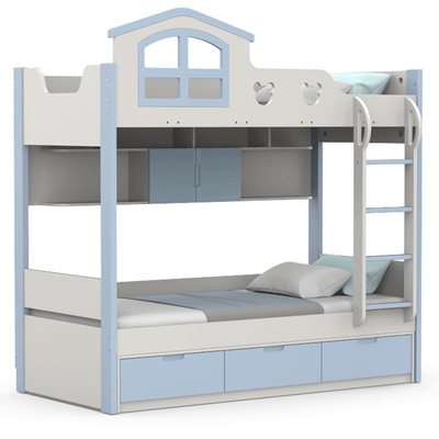 小熊之家儿童上下床加高护栏