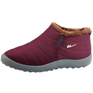 正品回力鞋棉鞋女冬季加绒加厚保暖鞋女士雪地鞋短靴中老年妈妈鞋