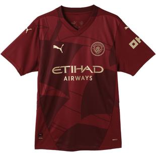 曼城第二客场球迷版球衣吸湿速干短袖T恤PUMA彪马运动上衣775201