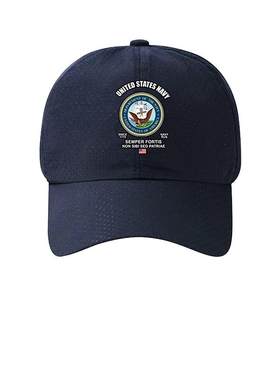 速干帽子美国American国家USA海军军徽帽子棒球帽遮阳鸭舌帽户外