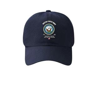 速干帽子美国American国家USA海军军徽帽子棒球帽遮阳鸭舌帽户外