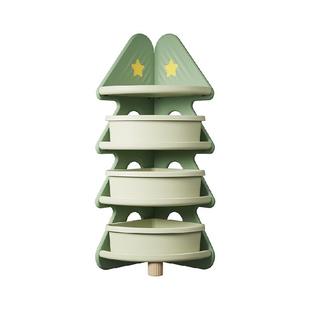 HOBBYTREE/哈比树儿童玩具收纳置物架靠墙宝宝书架落地多层储物