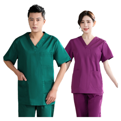 洗手衣纯棉短袖长袖手术室套装