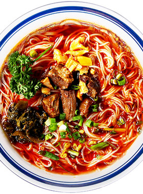 老开元绵阳米粉牛肉肥肠速食