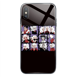 创意Helltaker玻璃手机壳地狱把妹王适用于安卓iphone17恶魔拼接14plus