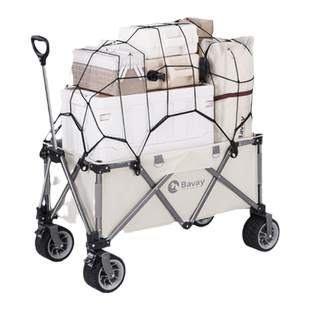 Bavay/北欢推车野营车网袋网带固定网弹力绑绳加粗网兜杂物绑带