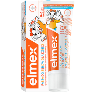【天猫U先】elmex艾美适含氟儿童牙膏0-6岁防蛀牙宝宝牙膏