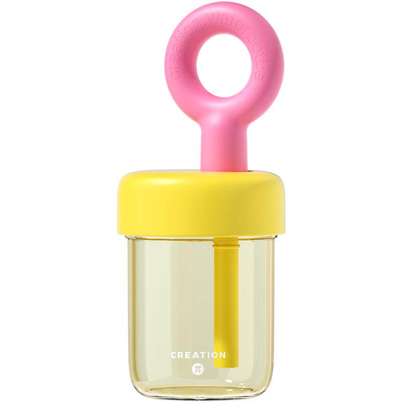 甜心少女美式耐高温大容量吸管杯