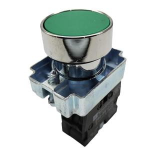 22MM孔径XB2-BA31自复位点动按钮开关ZB2-BE101C一常开绿色