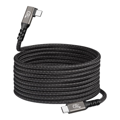 USB4弯头数据充电线全功能typec
