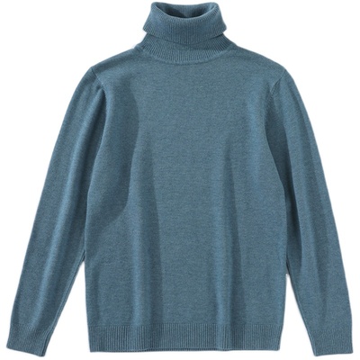 冬季可翻高领修身毛线衣打底衫