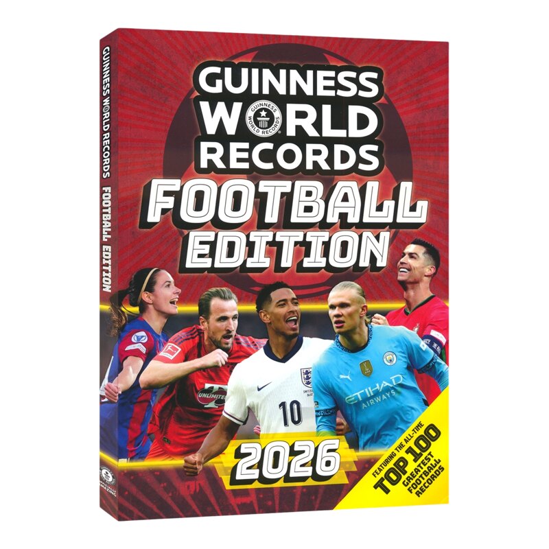 【自营】Guinness World Records Football Ed. 2026 吉尼斯世界纪录足球版2026 青少年百科科普读物 英文原版进口儿童图书