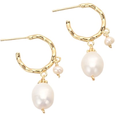 SPECIAL欧美风复古淡水珍珠耳钉