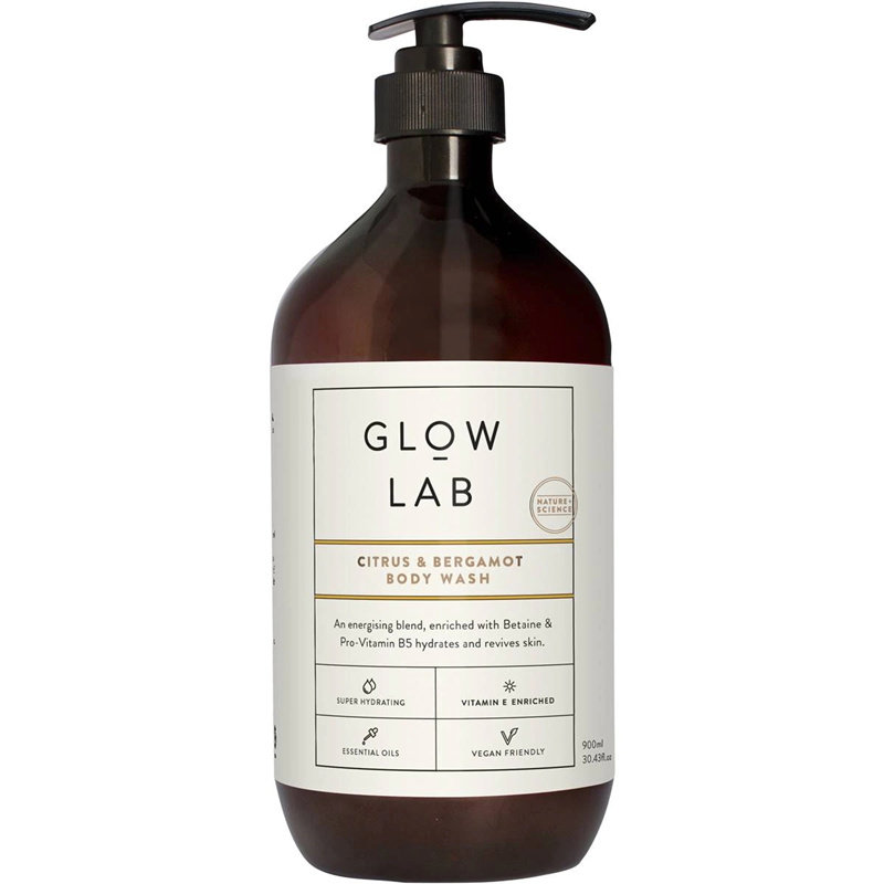 现货速发澳洲glow lab沐浴露玫瑰大黄椰子檀香佛手柑沐浴液900ml