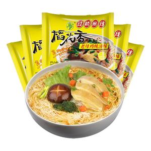 稻花香 过桥米线老母鸡炖汤云南米线速食冲泡正宗细粉丝泡面5袋装