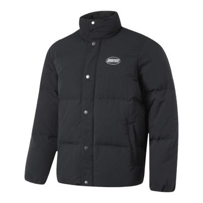 李宁正品男子拒水防泼宽松羽绒服