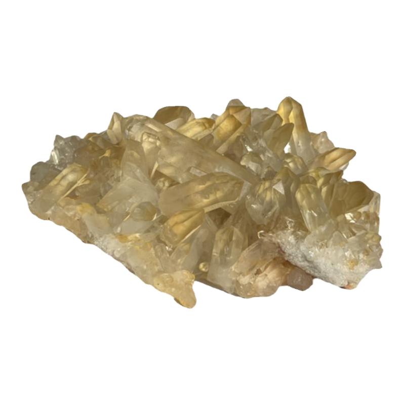 稀有黄水晶簇高档富贵黄