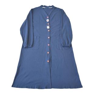 200斤卡通兔草莓睡裙女春秋加长加大码加厚纯棉开衫胖MM孕妇睡衣