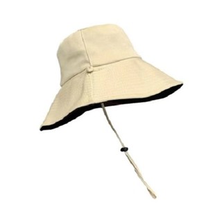 渔夫帽女夏天小雏菊日系可代拍韩版百搭双面遮阳大沿太阳防晒帽子