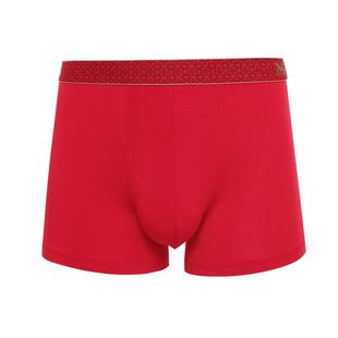 爱慕先生25秋冬生肖裤内裤男宽腰边莫代尔红装腰平角裤NS23M761