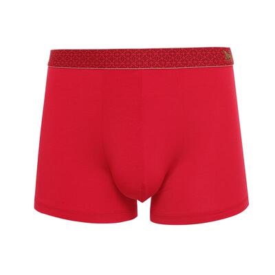 爱慕先生生肖裤内裤男宽腰边莫代尔红装腰平角裤NS23M761