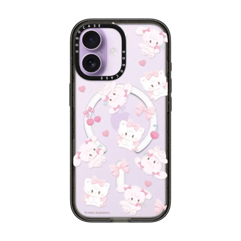 DODOCASE可爱少女适用于18/17薰衣草紫手机壳iPhone16ProMax苹果15Pro黑猫乐园明星小众简约磁吸14防摔保护13