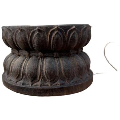 佛像底座莲花座台沉香木