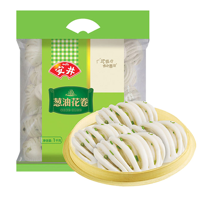 安井葱油花卷1kg冷藏发货