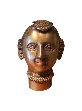 印度手工精雕铜装饰摆件