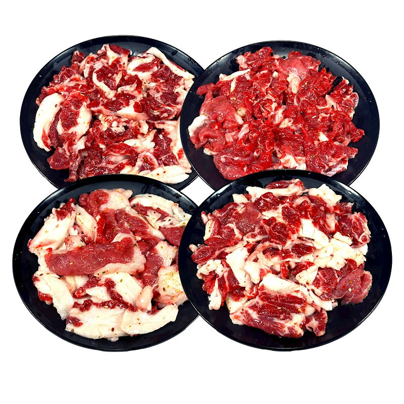 原切牛肉齐齐哈尔烤肉套餐食材东北烧烤半成品新鲜商用家庭拌肉