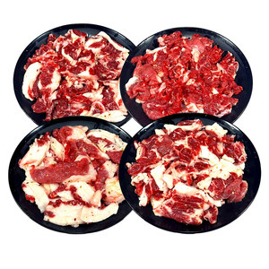 原切牛肉齐齐哈尔烤肉套餐食材东北烧烤半成品新鲜商用家庭拌肉
