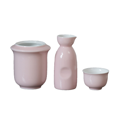 大鱼美器芙蓉陶瓷烫女士中式酒具