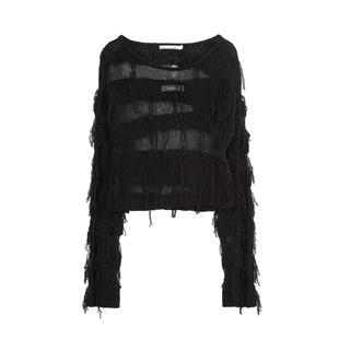 REVAN芮范设计师款慵懒松弛风镂空感毛衫RM70601177