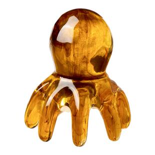 头部按摩梳肩颈部刮痧神器头疗防脱育发便携式疏通经络八爪鱼梳子