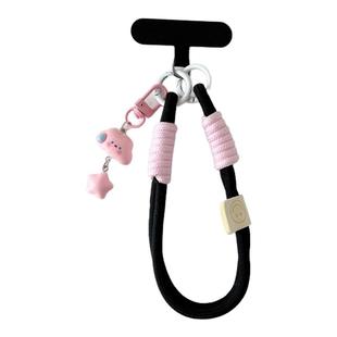 ins风手腕手机挂绳新款手提防丢电话绳创意云朵星星吊坠手绳斜挎背带绳子挂链腕带钥匙扣包包耳机挂件挂饰壳