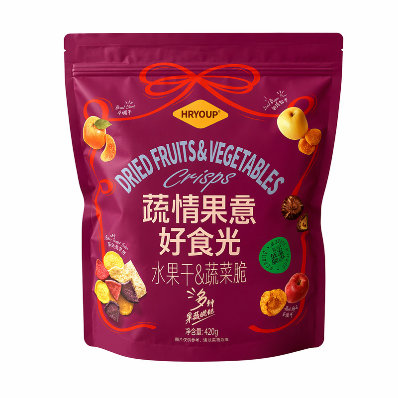 HRYOUP苹果干梨干小橘干蔬菜干