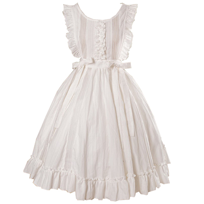 现货罩裙搭配洛丽塔白色外搭CLA