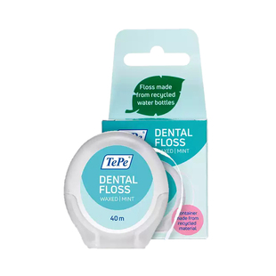 【自营】TePe进口膨胀牙线超细扁线牙线卷便携随身盒薄荷味牙缝线
