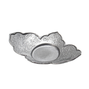 清山胡同复古锡制茶杯垫中式家用功夫茶具配件杯托防烫隔热防滑垫