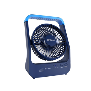 立式小风扇超长续航学生宿舍降温神器床上小型便携式静音办公室桌面USB充电户外露营大风力制冷空调电风扇