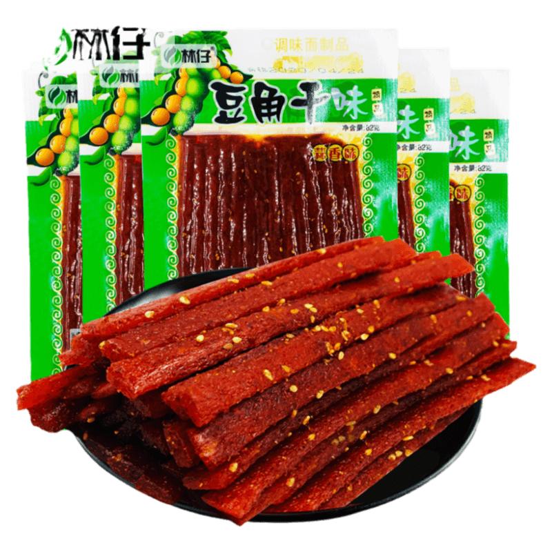 豆角干辣条散装零食蒜香味豆皮经典儿时麻辣素肉零食小吃休闲食品