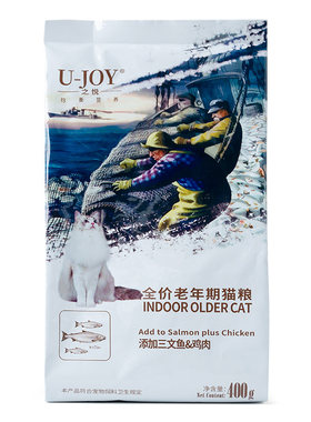 北美之悦老猫粮海鲜粮400g2kg