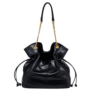 【董洁同款】迪桑娜福袋包女包单肩链条包软牛皮流浪包hobo腋下包